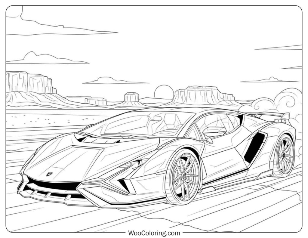 Lamborghini Sián FKP 37 on Dawn Airstrip